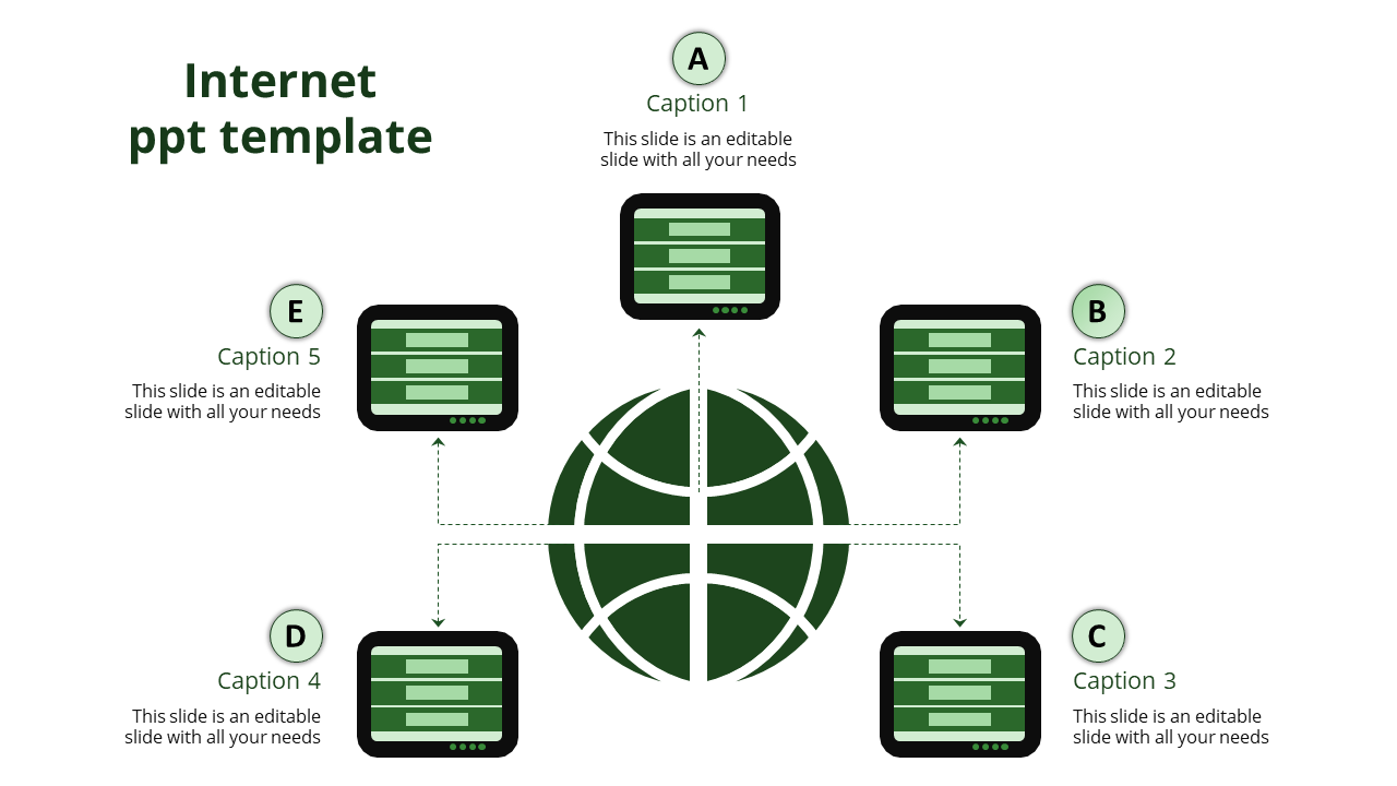 internet ppt template-internet ppt template-green-5